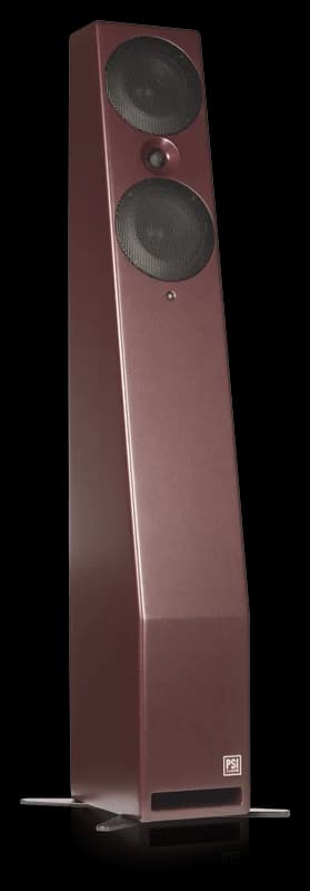 A215-M in Studio Red. Official PSI Audio photograph.