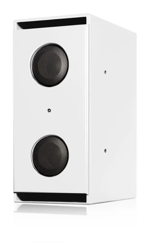Sub A225-M in Pure White. Official PSI Audio photograph.