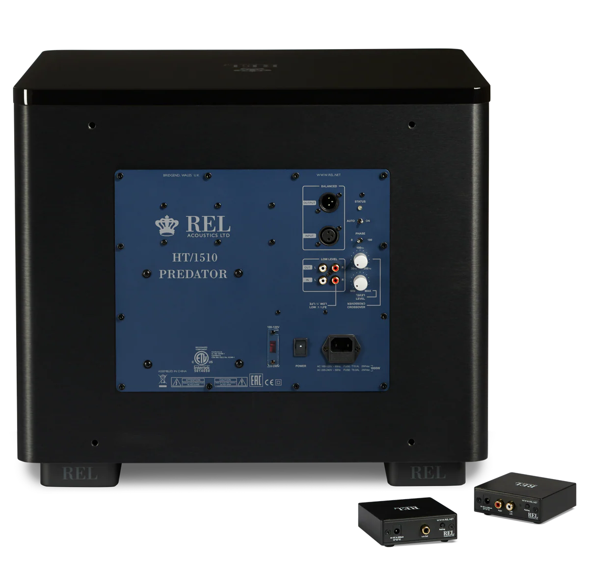 Official REL HT/1510 Predator rear panel or construction detail.