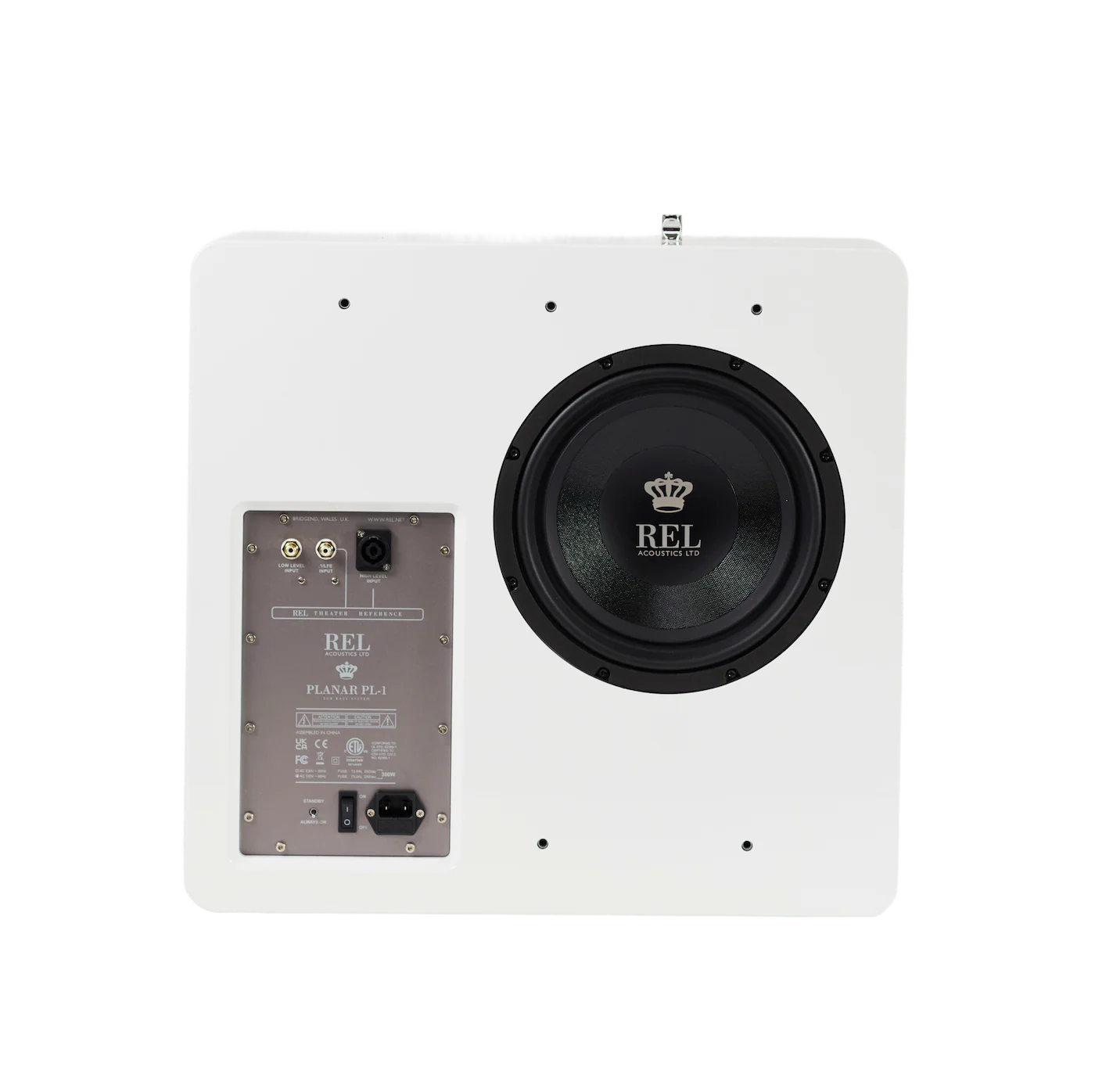 Official REL REL Planar PL-1 rear panel or construction detail.