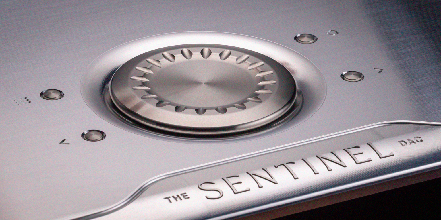 Official MSB Sentinel control knob and machined finish detail