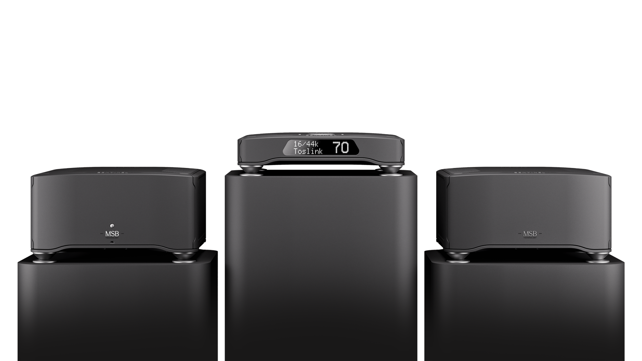 Official MSB Sentinel system studio rendering in matte black