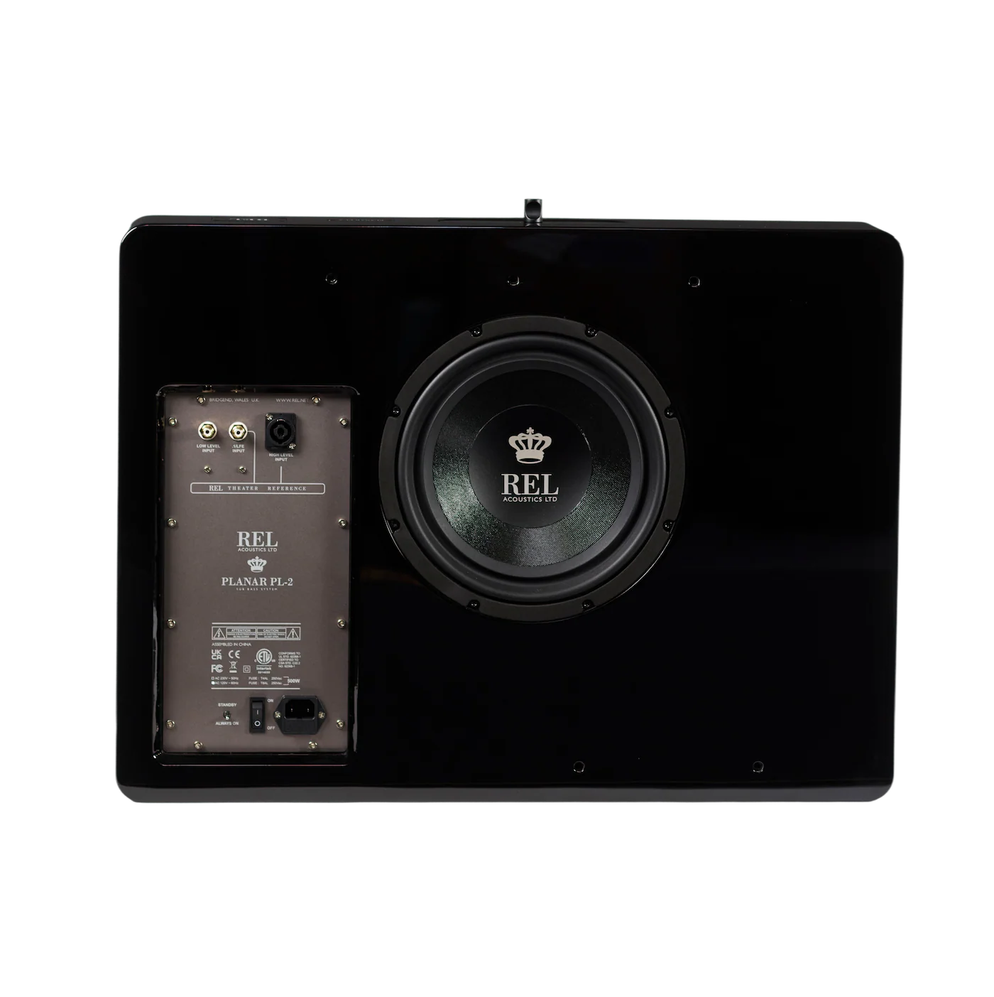 Official REL REL Planar PL-2 rear panel or construction detail.
