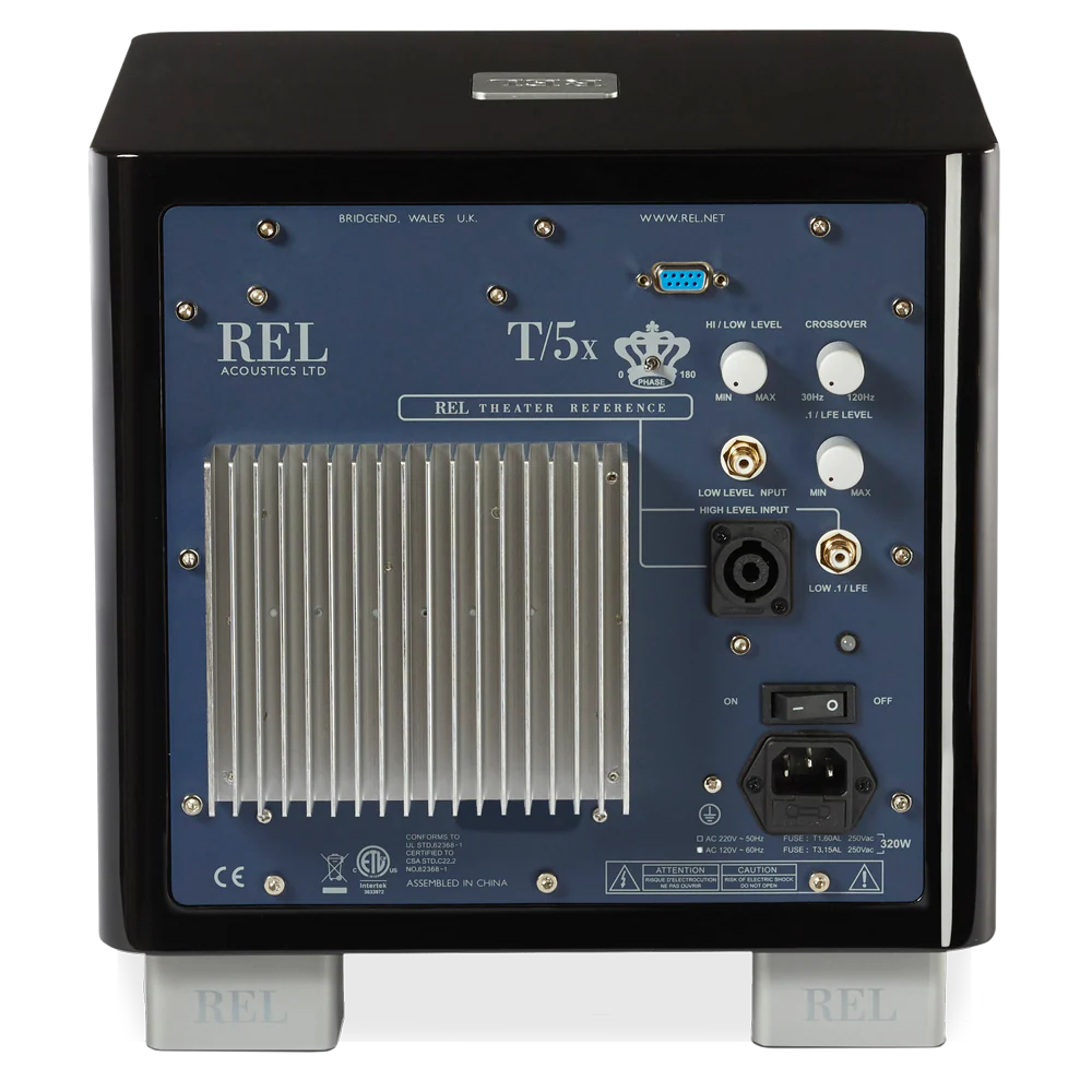 Official REL T/5x rear panel or construction detail.