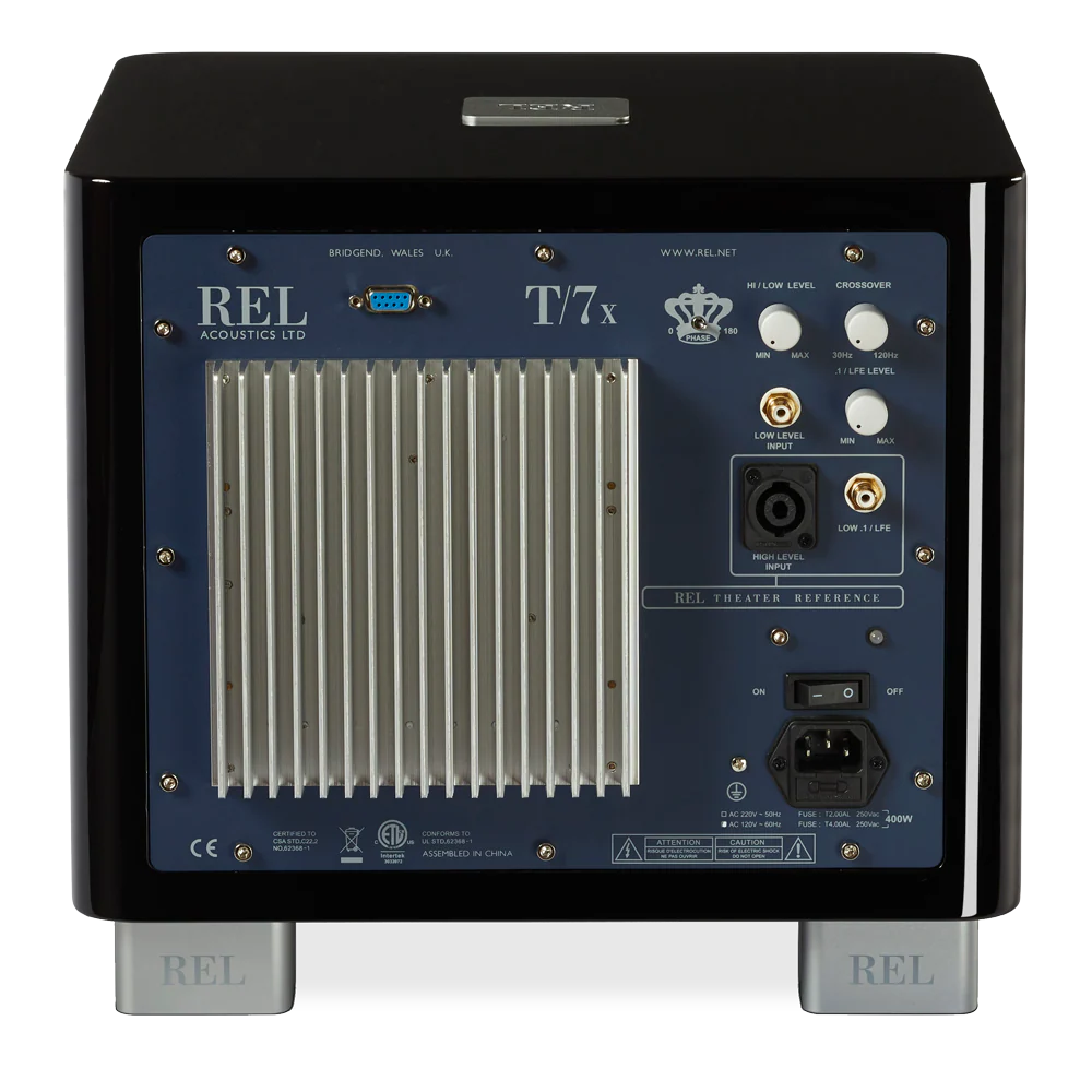 Official REL T/7x rear panel or construction detail.