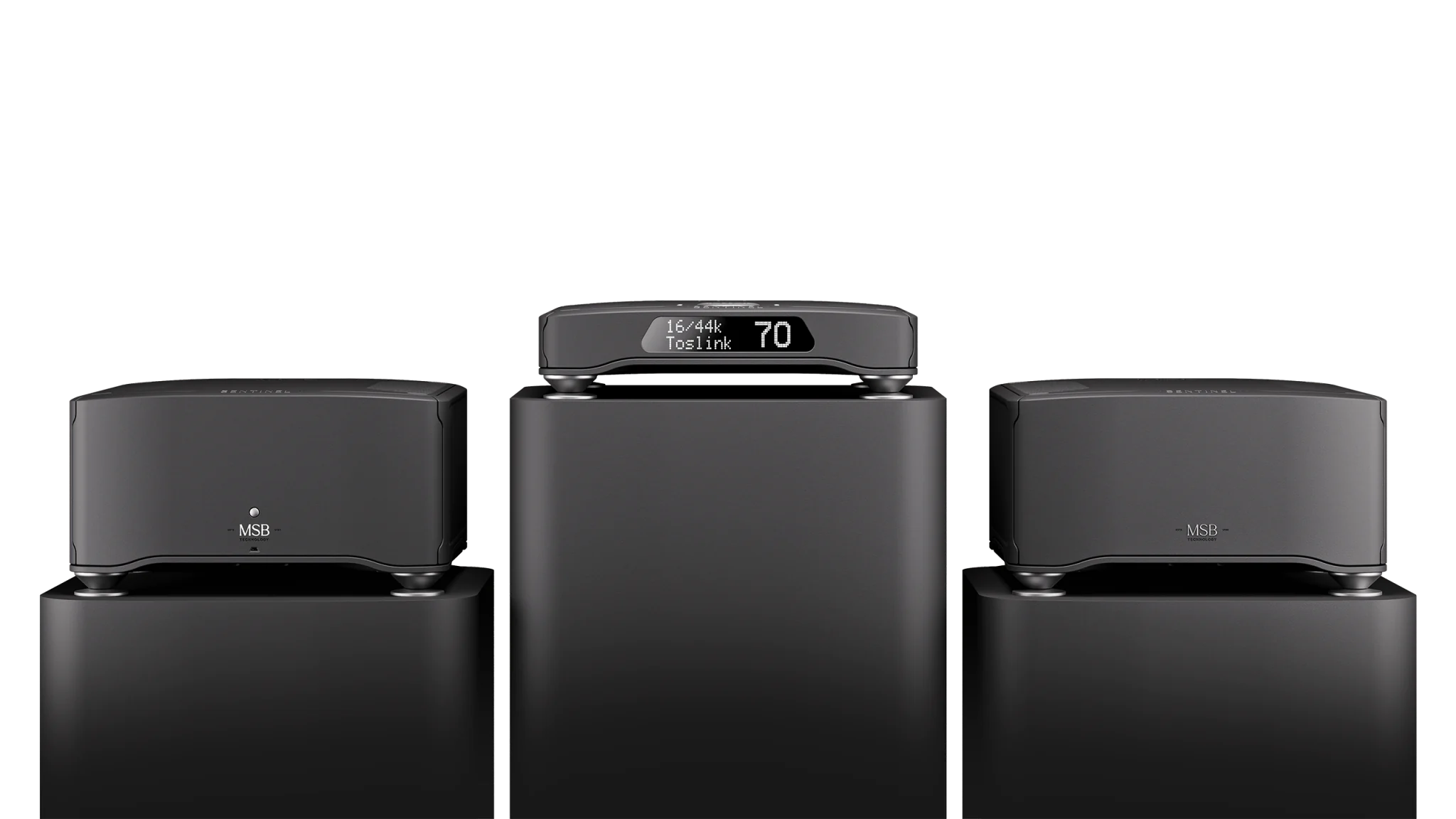 Official MSB Sentinel system studio rendering in matte black